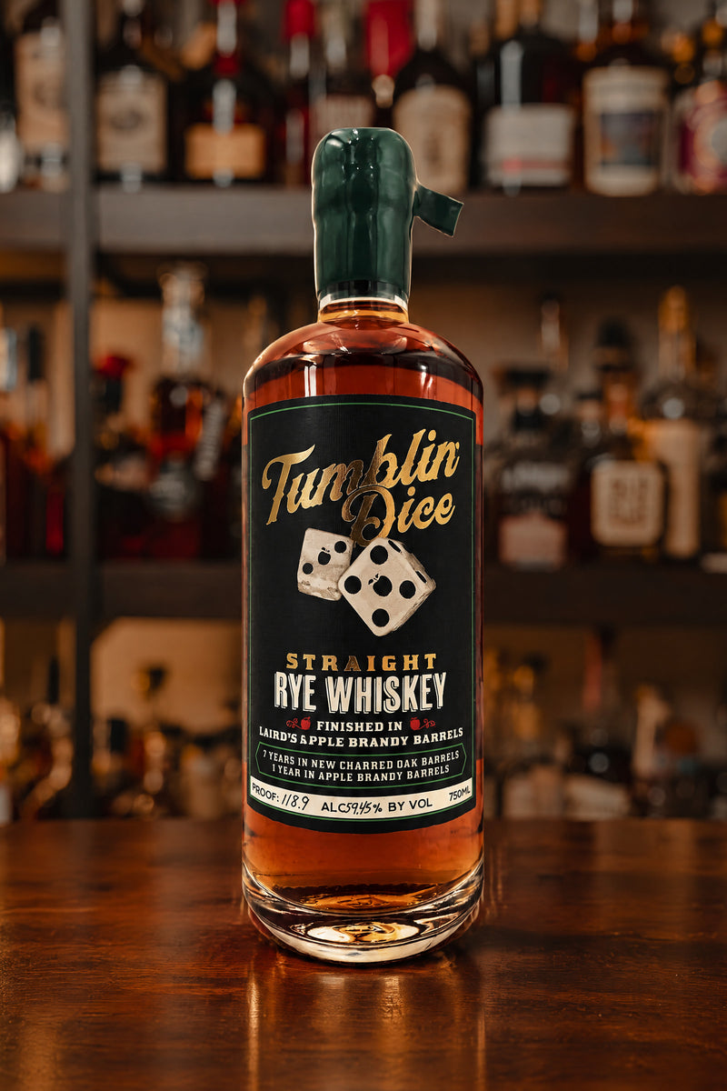 Tumblin Dice Straight Rye Whiskey Finished in Laird's Apple Brandy Barrels