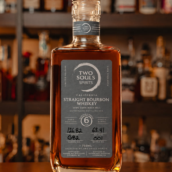 Two Souls Spirits 6-Year Straight Bourbon Whiskey