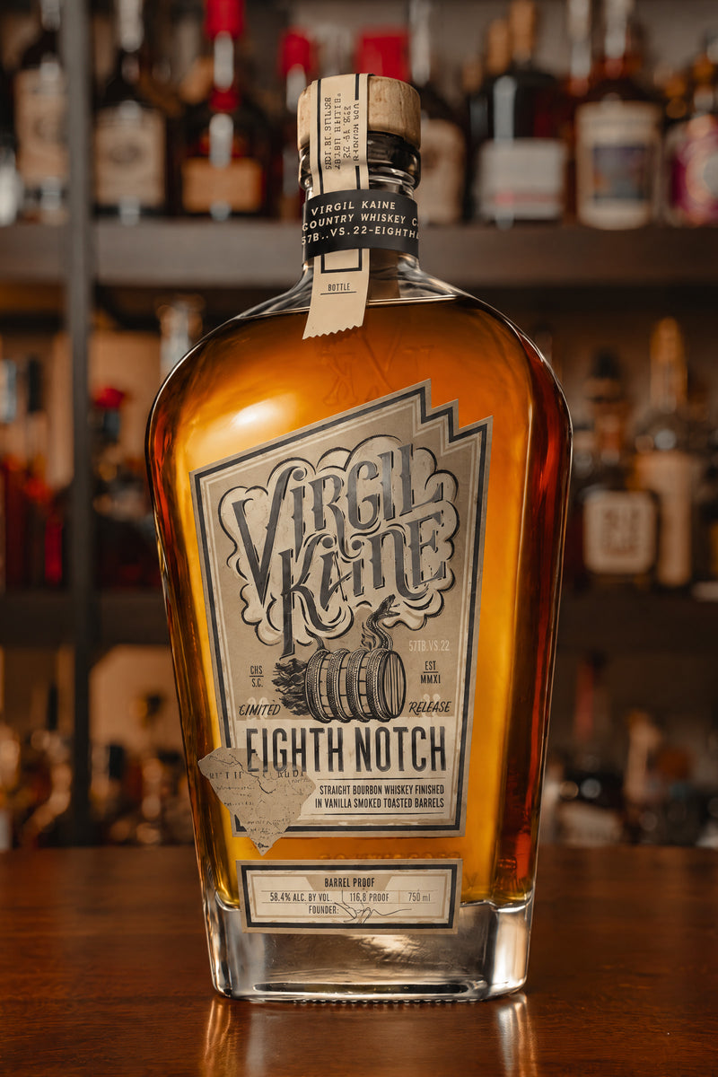 Virgil Kaine Eighth Notch Straight Bourbon Whiskey Finished in Vanilla Smoked Toasted Barrels