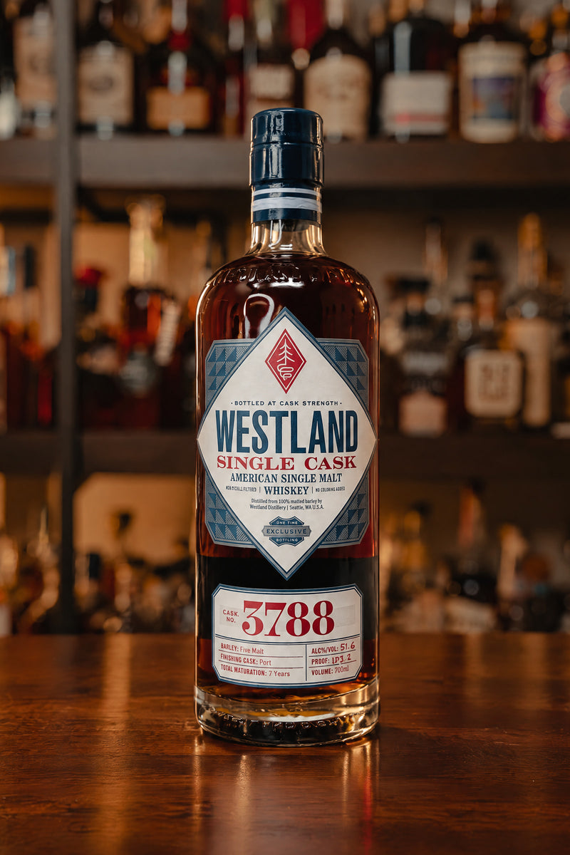 Westland Single Casks #3788 7-Years "Port" 103.2 proof  Short Barrel - Selected by T8ke & r/bourbon