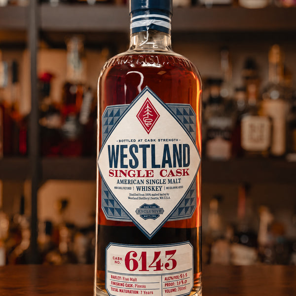 Westland Single Casks #6143 7-Year "Pineau" 103 proof - Selected by T8ke & r/bourbon