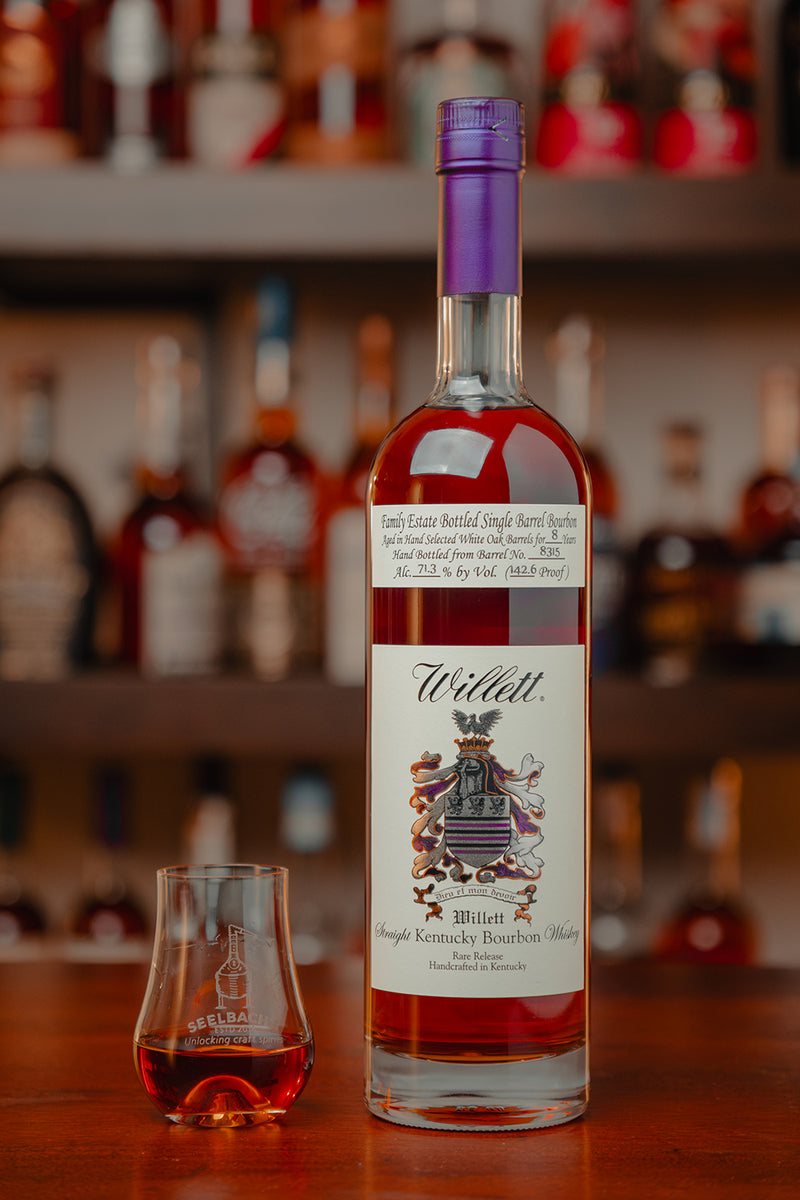 Willett Distillery 8-Year Single Barrel Bourbon 142.6 proof - Selected by Seelbach's