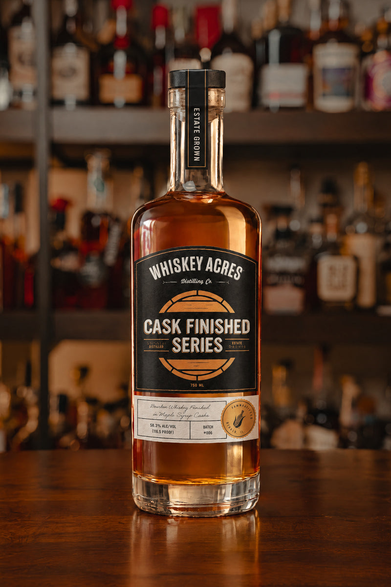 Whiskey Acres Bourbon Whiskey Finished in Maple Syrup Casks 2025