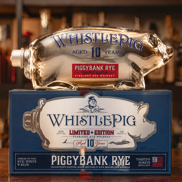Whistlepig Limited Edition Piggybank Rye Red, White & Blue