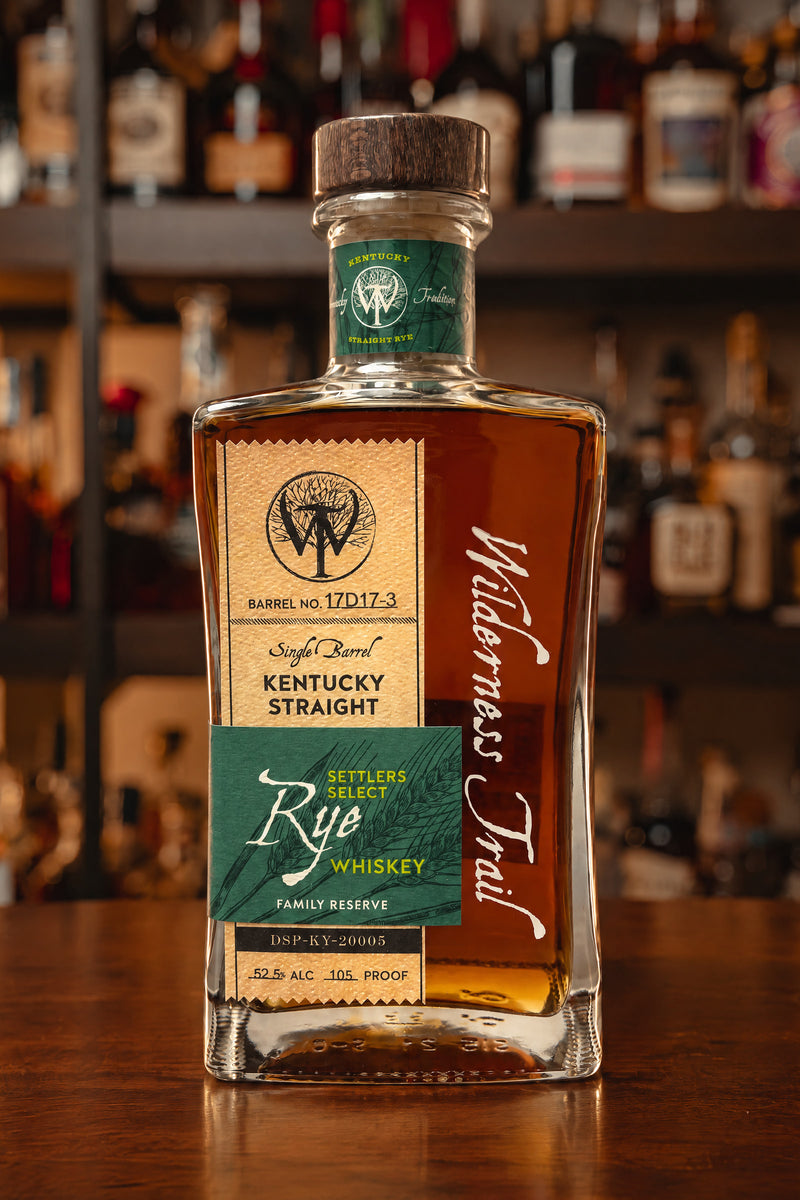 Wilderness Trail Rye Whiskey - 1789b 17D17-3 105 Proof