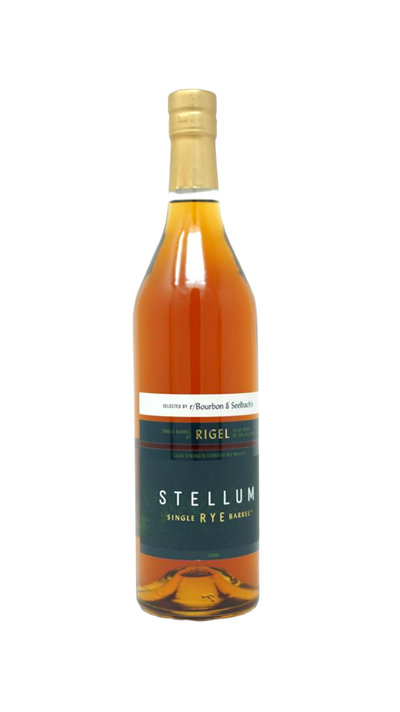 Stellum Single Barrel Rye Rigel A7  117.52 proof - Selected by r/bourbon