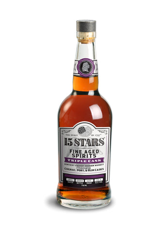 15 STARS Triple Cask Straight Bourbon Whiskey