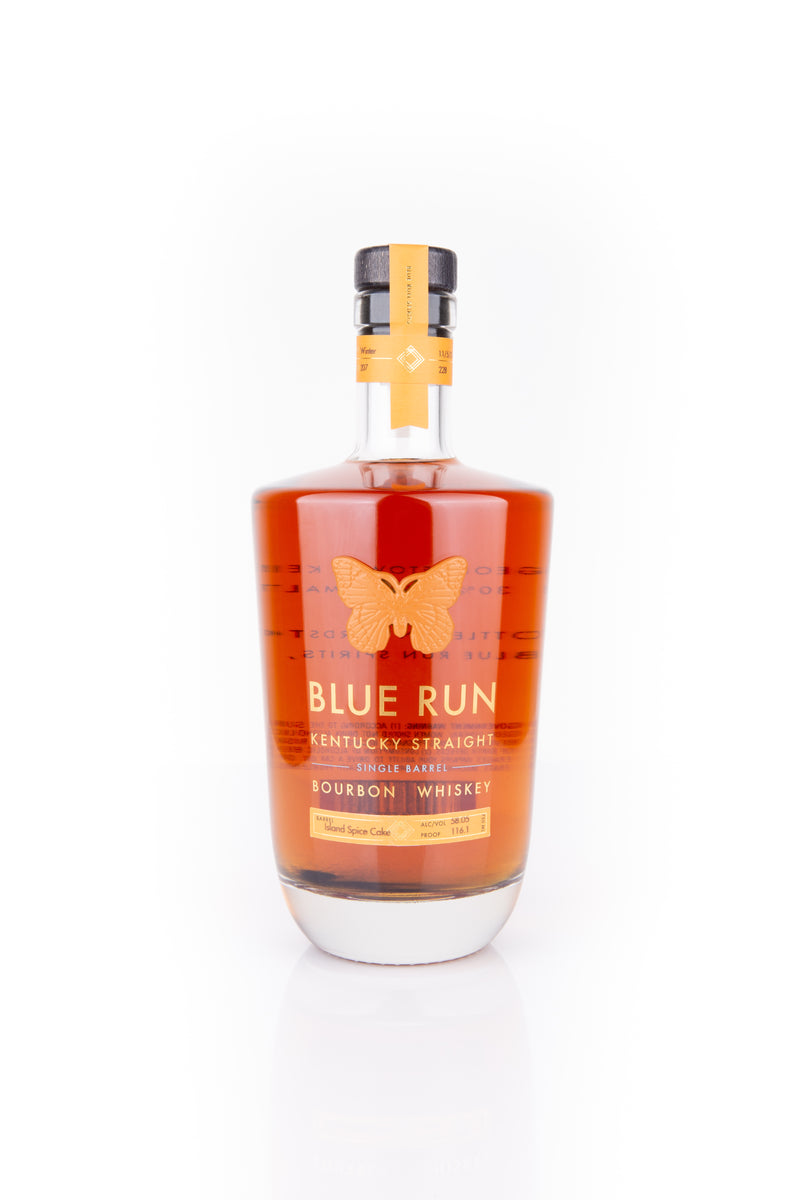 Blue Run Single Barrel Bourbon 116.1 Proof - "Island Spice Cake"12.2.21