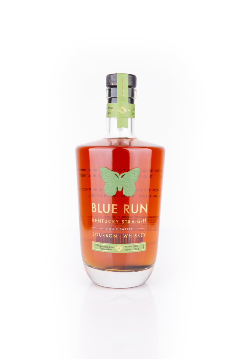 Blue Run Single Barrel Bourbon 117.6 Proof - "Chocolate Chip Granola Bar" 12.6.21