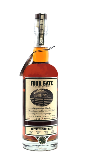 Four Gate Whiskey Private Select Indiana Rye Whiskey 7-Year 118.1 Proof - Seelbach's Cask No. 556