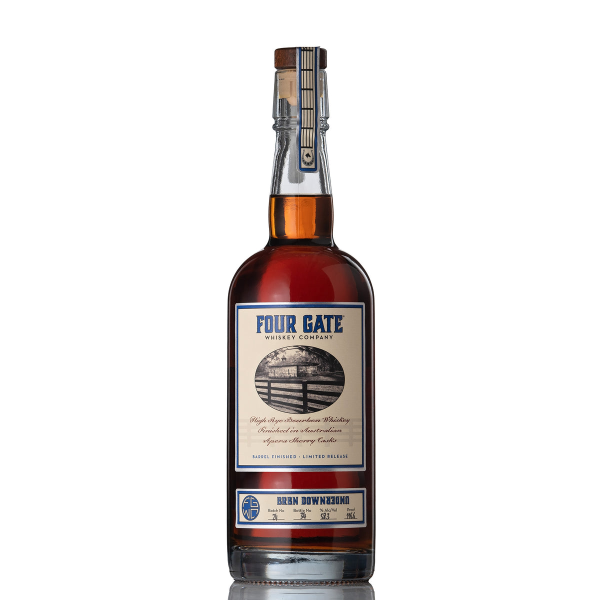 Four Gate Batch 24 BRBN Downunder bottle