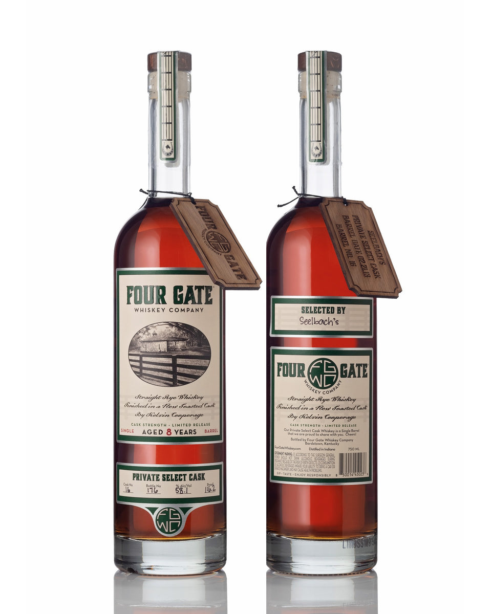 Four Gate Whiskey Private Select Indiana Rye - Seelbach's Barrel No. 16
