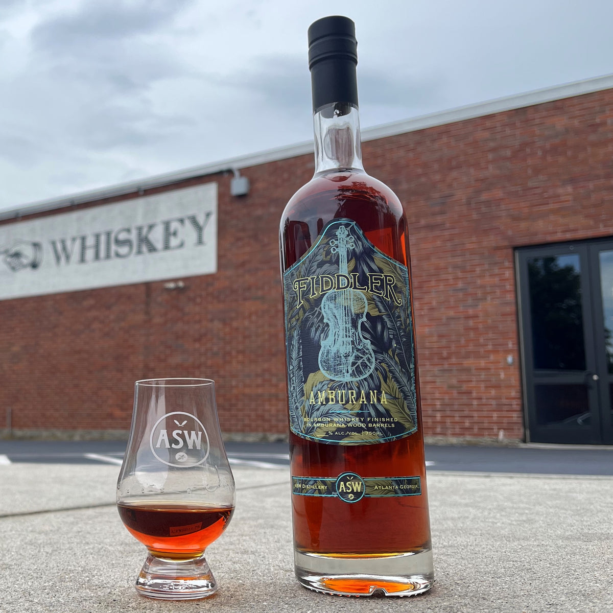 ASW Distillery Fiddler Amburana Bourbon