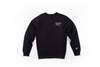 Blue Run Crew Neck Sweatshirt - Black