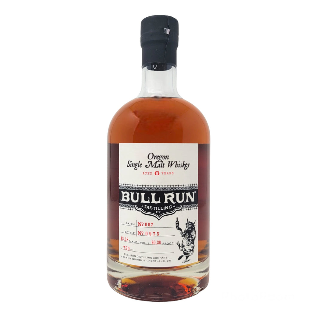 Bull Run Distillery Oregon Single Malt Whiskey