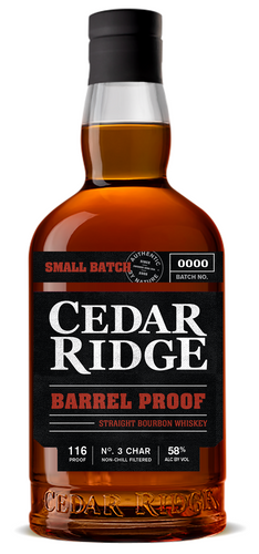 Cedar Ridge Barrel Proof Straight Bourbon Whiskey 116 Proof
