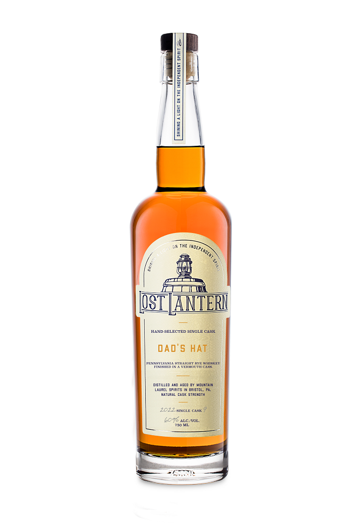 Lost Lantern 2022 Single Cask #9: Dad’s Hat Pennsylvania Straight Rye Whiskey Finished In A Vermouth Cask