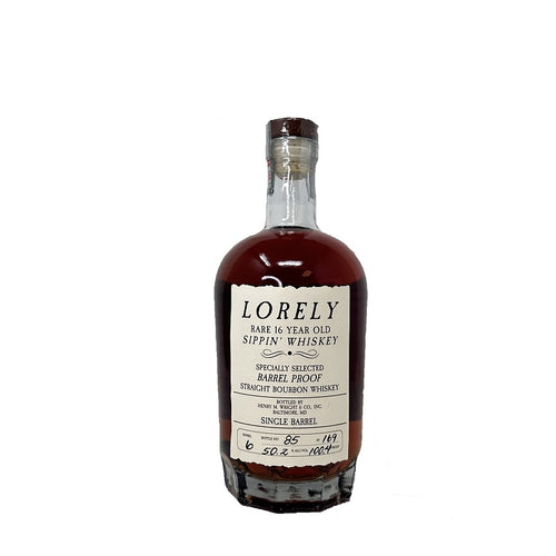 Maryland Heritage Series Lorely 16-Year Straight Bourbon Whiskey - Single Barrel #006