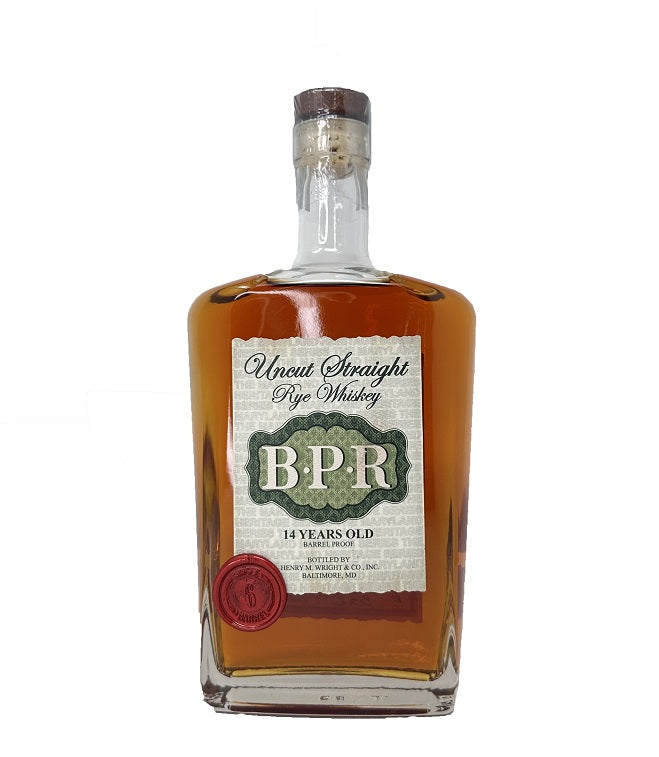 Maryland Heritage Series B.P.R. 14-Year Straight Rye Whiskey - Single Barrel #006