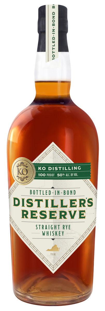 KO Distilling Distiller’s Reserve Bottled-in-Bond Rye Whiskey