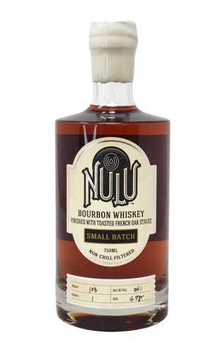 Nulu Bourbon Whiskey Small Batch Finished with Toasted French Oak Staves