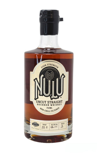 Nulu Uncut Cask Strength Straight Bourbon Whiskey Batch 1-112.2 Proof