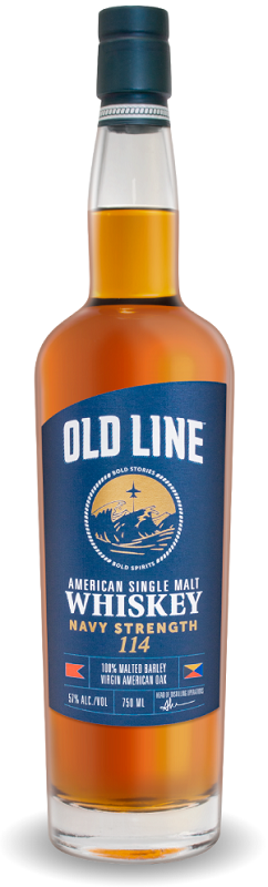 Old Line American Single Malt Navy Strengthのボトル画像