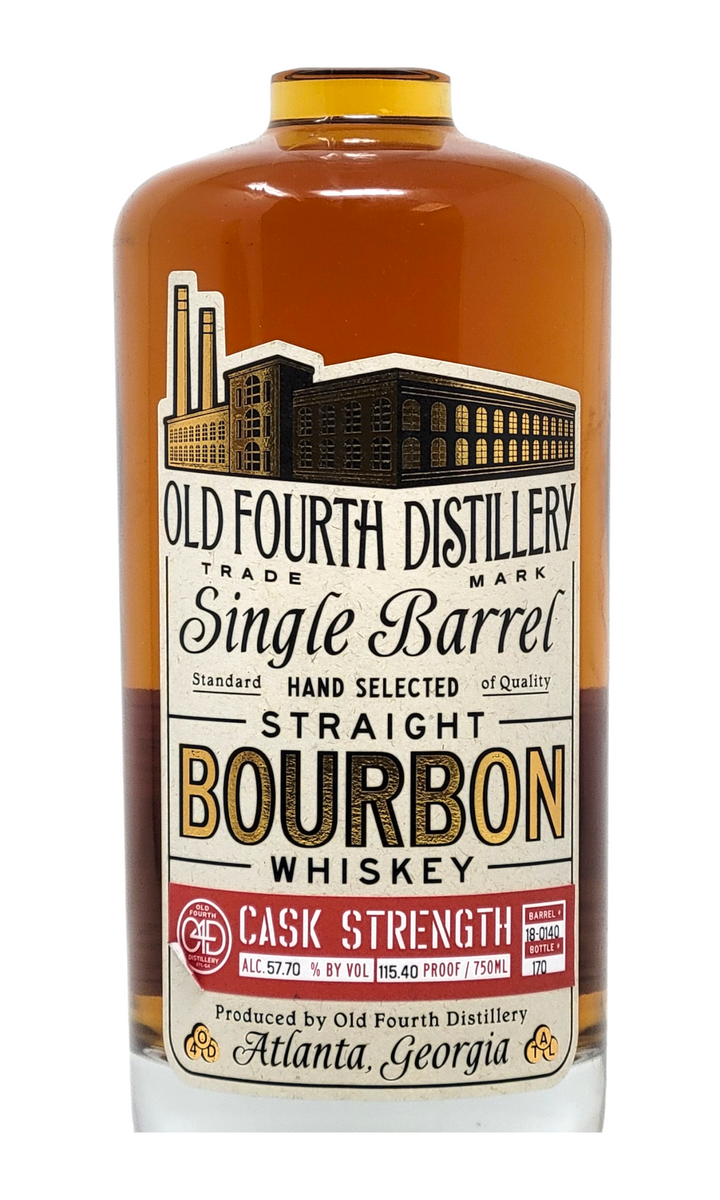 Old Fourth Distillery Single Barrel Cask Strength Bourbon 115.40 Proof - Selected by Seelbach's #18-0140