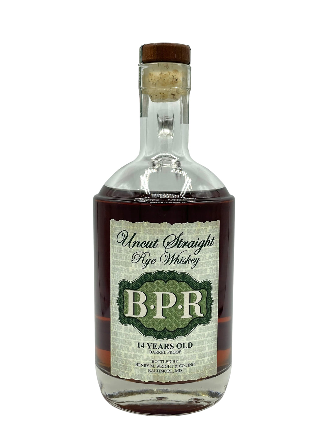 Maryland Heritage Series B.P.R. 14-Year Straight Rye Whiskey