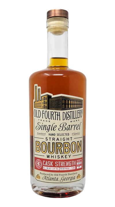 Old Fourth Distillery Single Barrel Cask Strength Bourbon 116.60 - Selected by Seelbach's #18-0136