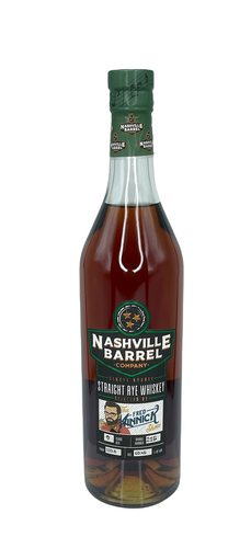 Nashville Barrel Co. Single Barrel Rye #215 120.9 Proof - Selected by Fred Minnick