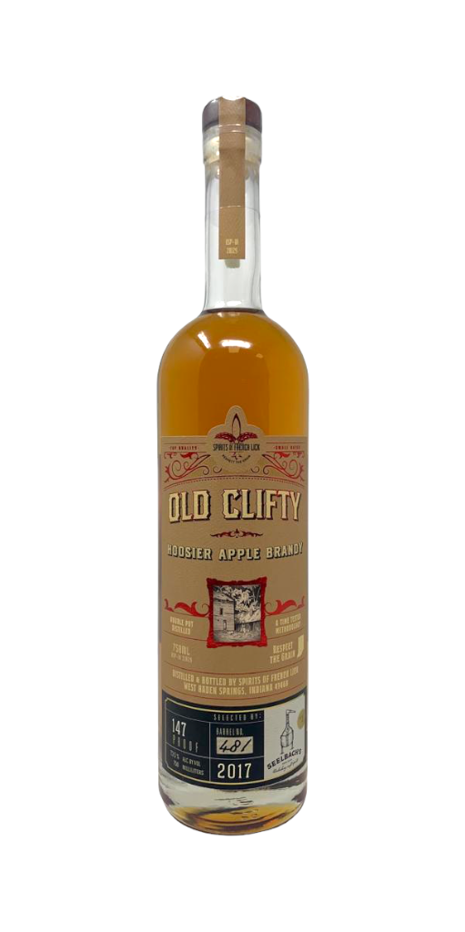 Spirits Of French Lick Old Clifty Hoosier Apple Brandy - Selected by Seelbach's B#481
