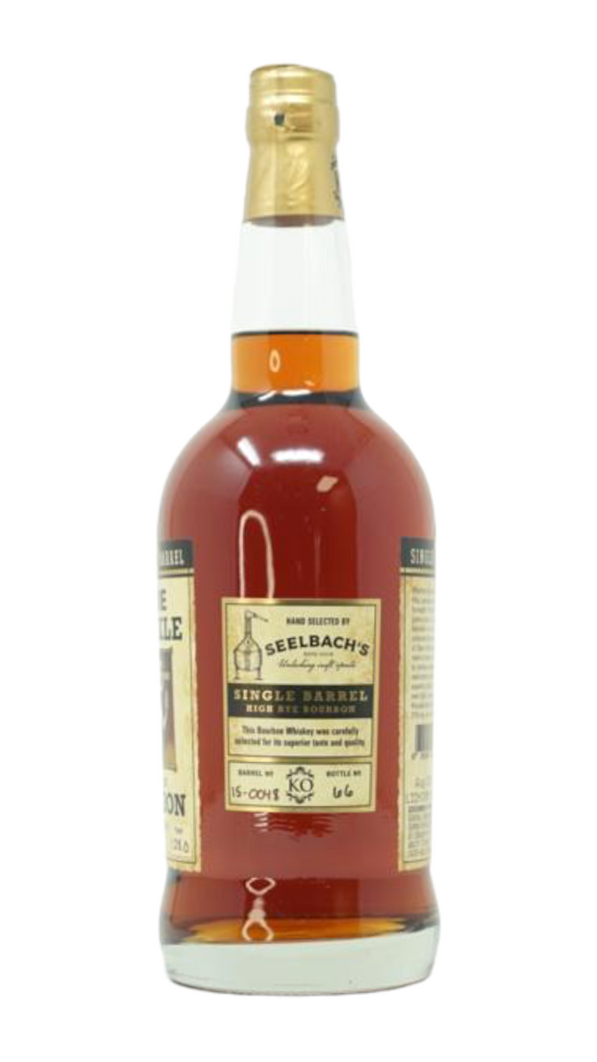 KO Distilling High Rye Bourbon Cask Strength #15-0048 128 Proof - Selected by Seelbach's
