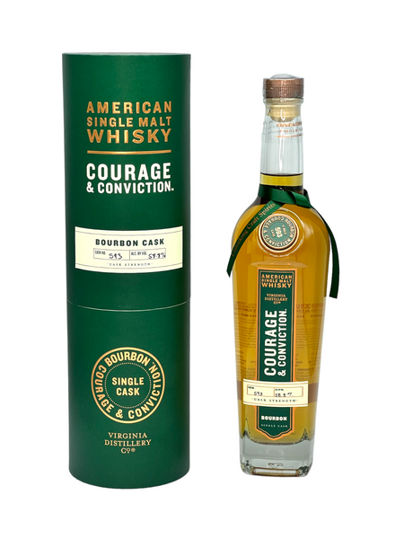 Courage and Conviction American Single Malt Whiskey Bourbon Cask
