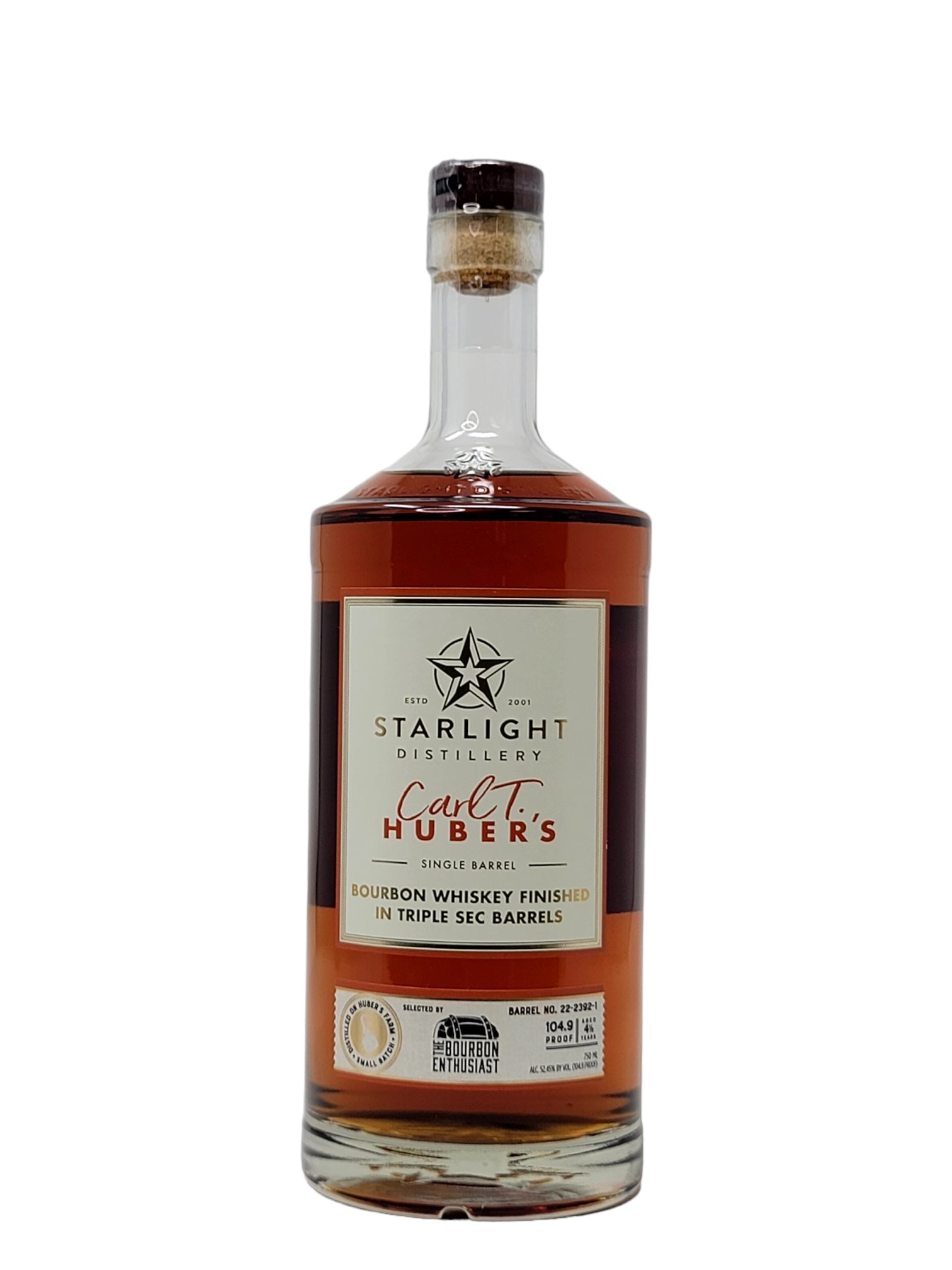 Starlight Distillery Triple Sec Finished Bourbon 2223921 104.9 Proo
