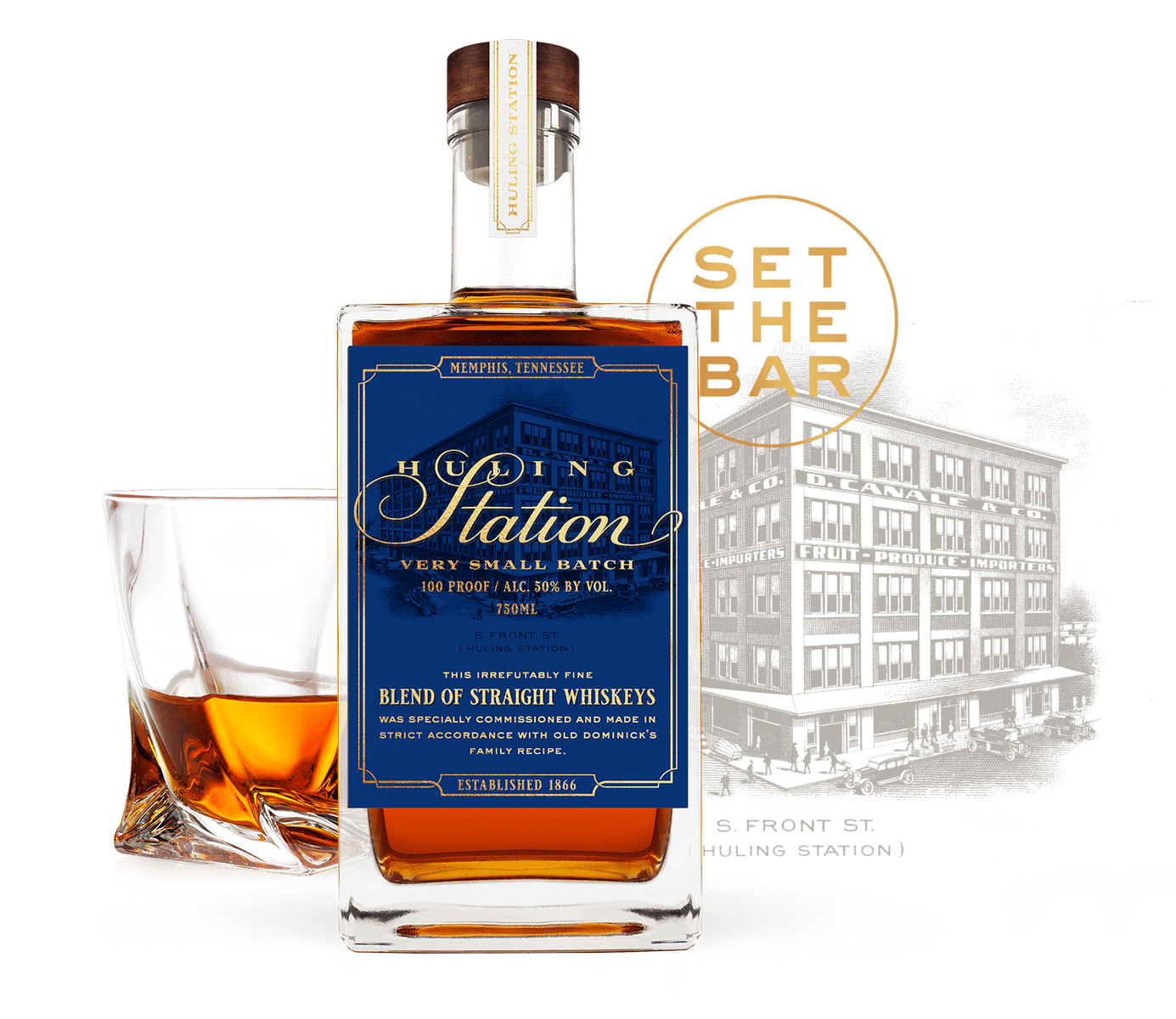 Old Dominick Huling Station Blend of Straight Whiskeys