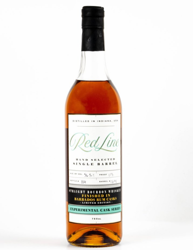 Red Line Experimental Series Straight Bourbon Barbados Rum Finished #164 113 Proof