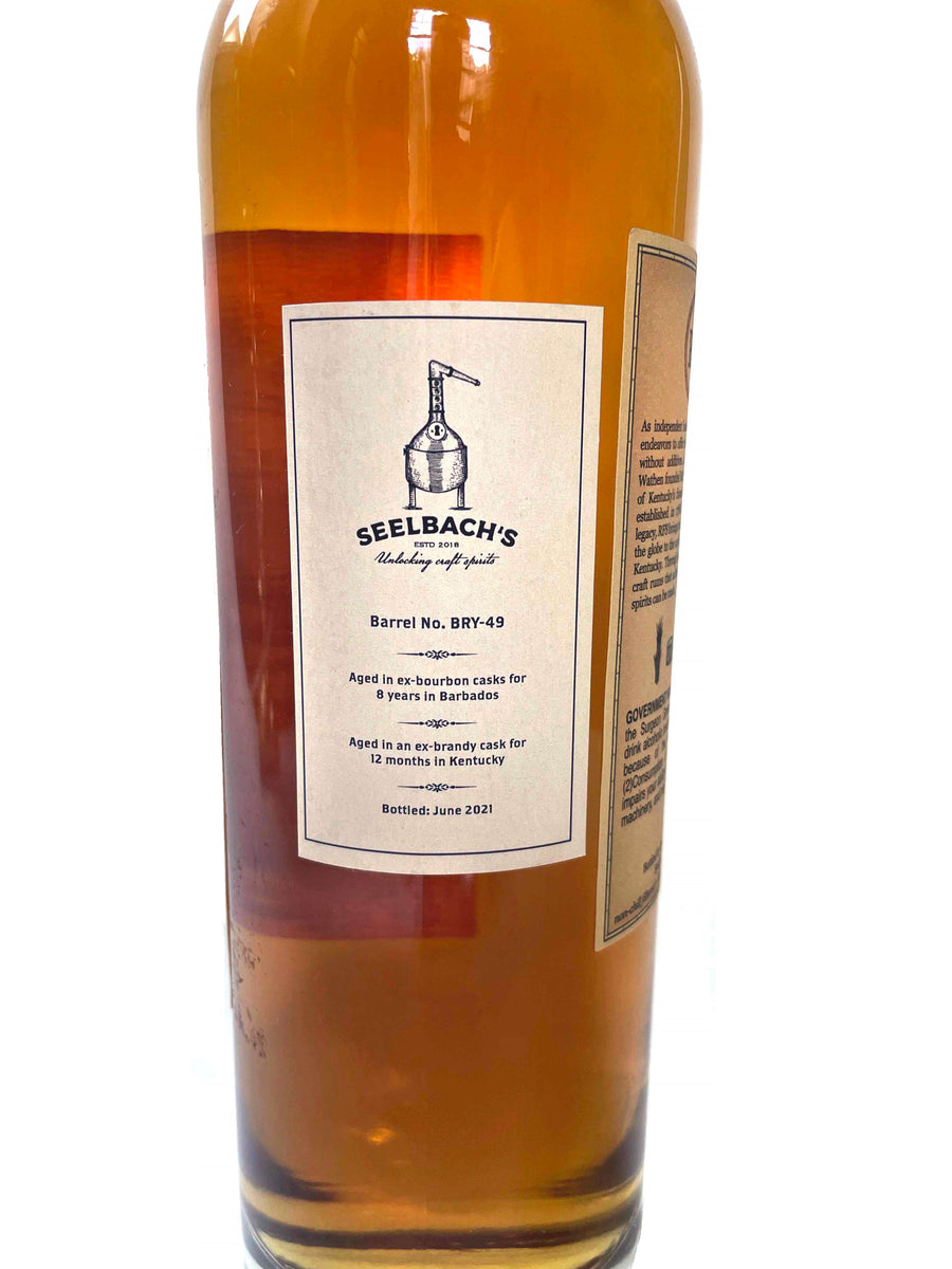 Rolling Fork Barbados Rum Brandy Barrel Finish - Seelbach's Select "BRY-49"