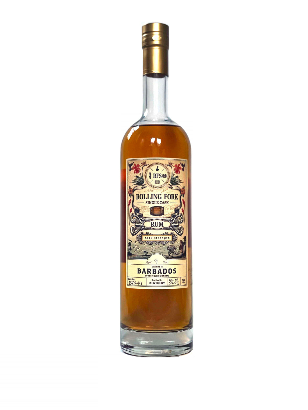 Rolling Fork Barbados Rum Brandy Barrel Finish - Seelbach's Select 
