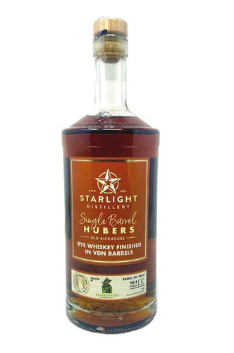 Starlight Distillery VDN Cask Rye Whiskey - Bourbon Charity #FB137