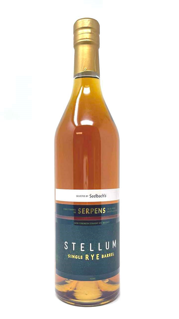 Stellum Single Barrel Rye Serpens D6 116.04 proof - Selected by Seelbach's