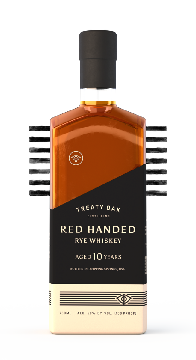 Treaty Oak Distilling Red Handed Rye - Hacked Gin Finished