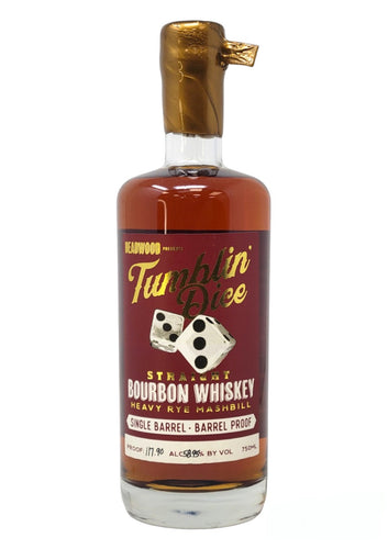 Tumblin' Dice Heavy Rye Bourbon Whiskey Single Barrel #84 | 117.9 Proof - Selected by Seelbach's