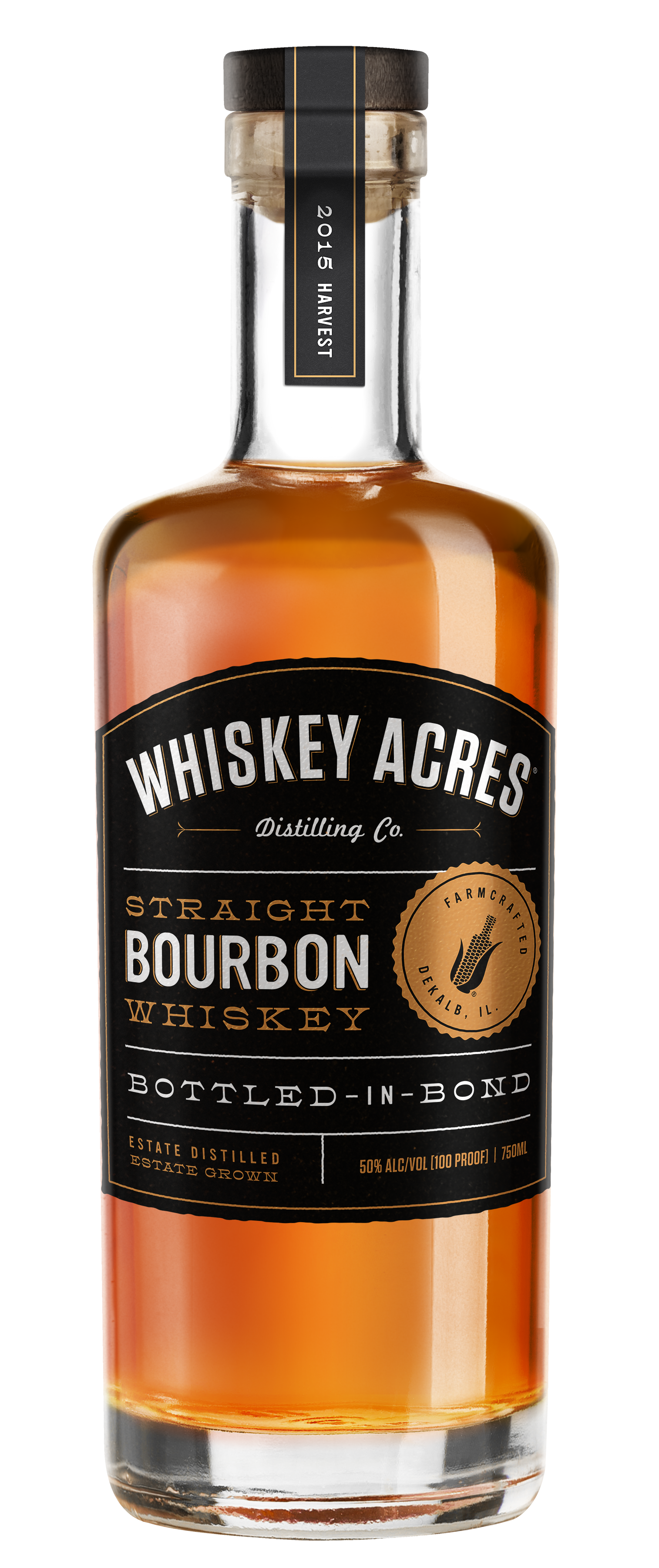 Whiskey Acres Bottled-in-Bond Bourbonのボトル画像