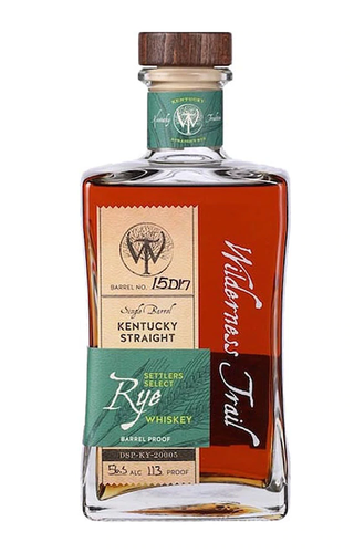 Wilderness Trail Settlers Select Barrel Proof Straight Rye Whiskey