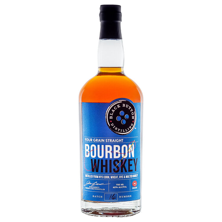 Black Button Four Grain Straight Bourbon Whiskeyのボトル画像