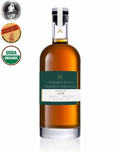 Manifest Distilling Barreled Gin - 750 ml