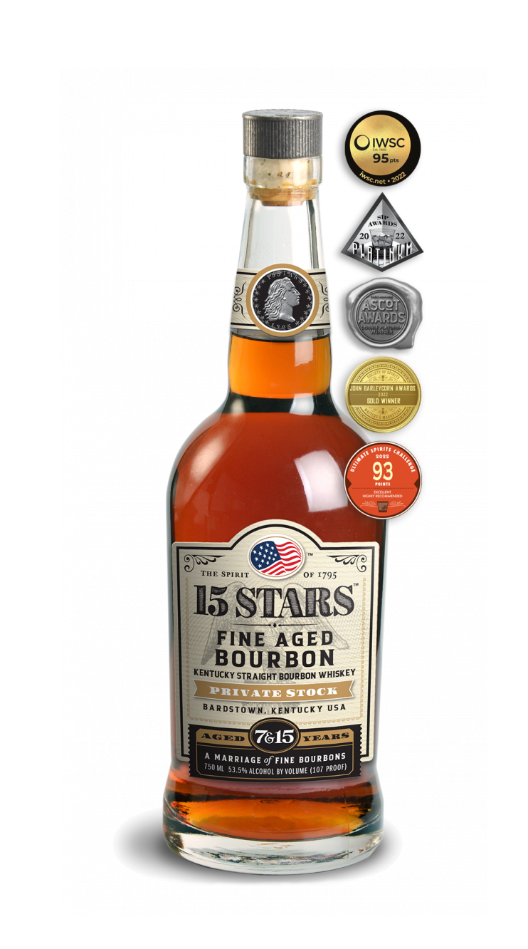 15 STARS 7&15 YO Private Stock Straight Bourbon – Seelbach's
