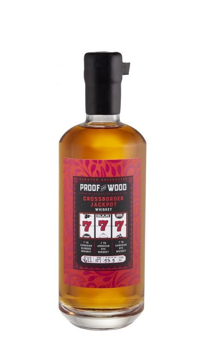 Proof and Wood "Crossborder Jackpot" 7YR Whiskey