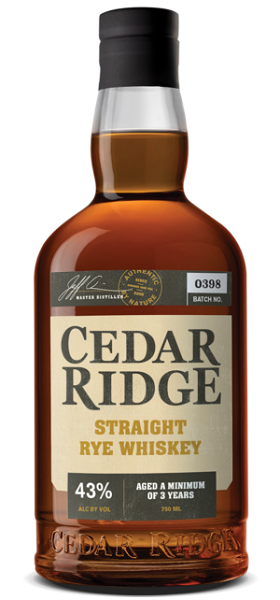 Cedar Ridge Straight Rye Whiskey